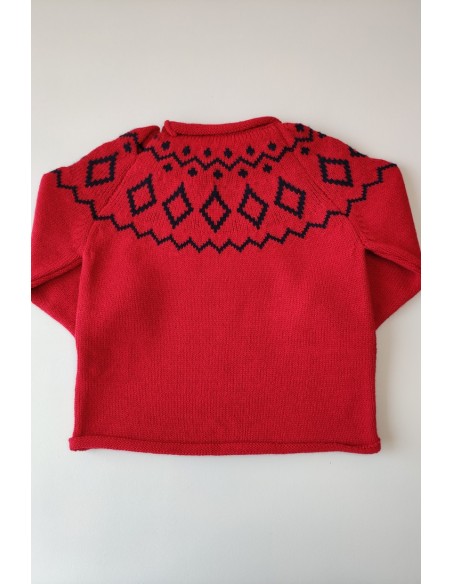 Jersey bebé rojo.KID'S CHOCOLATE. Invierno 2019
