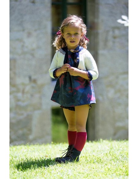 Chaqueta bebé bordados. KID'S CHOCOLATE.Invierno 2019