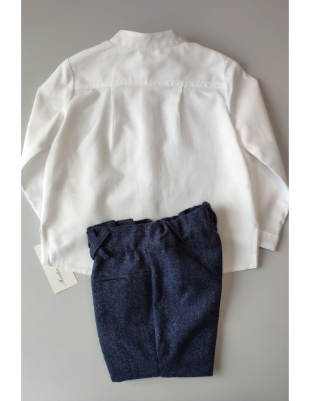 Conjunto niño camisa y bermuda Niza de MARTÍN ARANDA. Invierno 2019