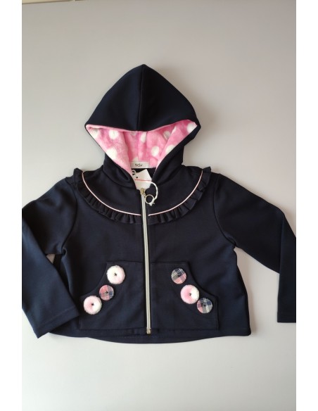 Chaqueta chandal niña de Y-CLÙ. Invierno 2019