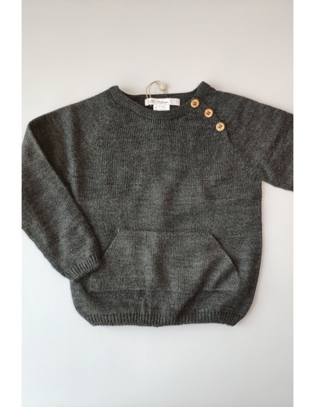 Jersey punto niño Tartán de EVE CHILDREN. Invierno 2019