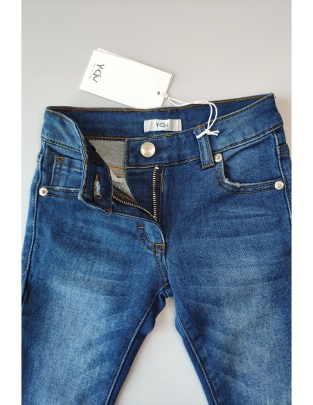 Pantalón vaquero niña de Y-CLÙ. Invierno 2019