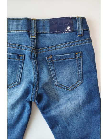 Pantalón vaquero niña de Y-CLÙ. Invierno 2019