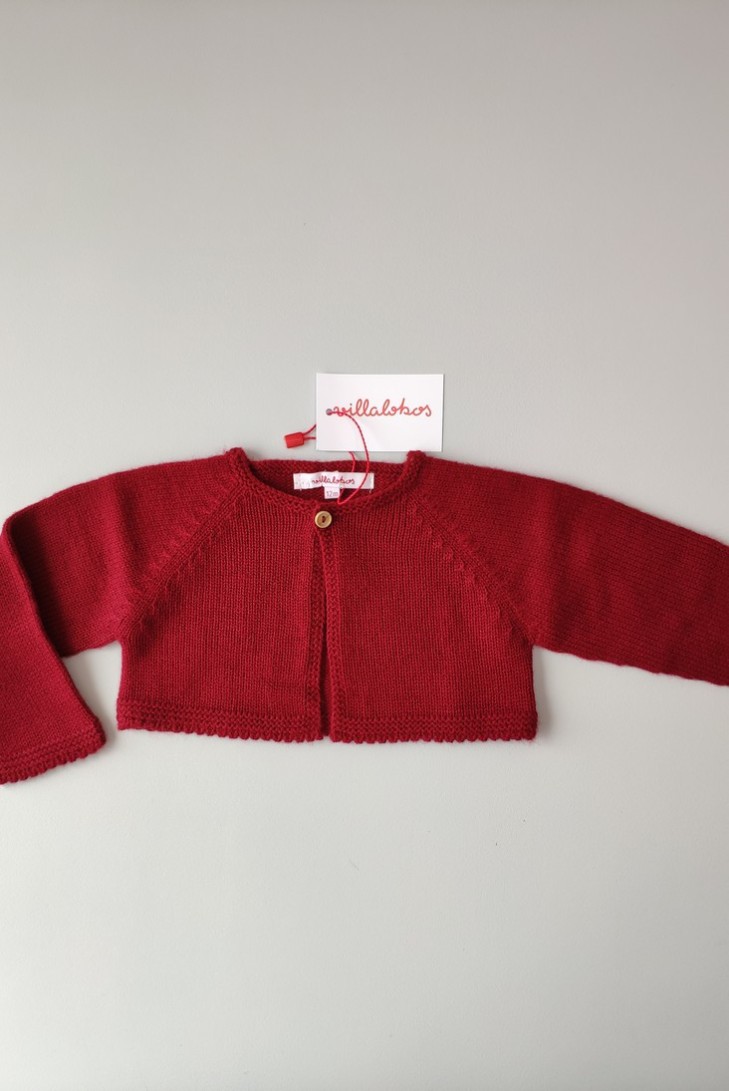 Torera niña burdeos de VILLALOBOS. Invierno 2019