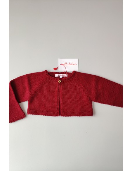 Torera niña burdeos de VILLALOBOS. Invierno 2019