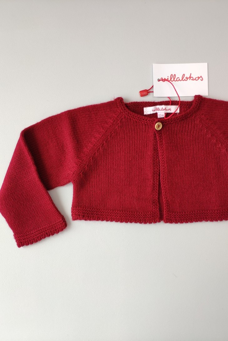 Torera niña burdeos de VILLALOBOS. Invierno 2019