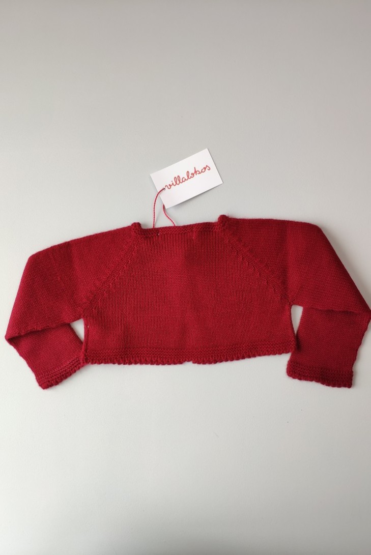 Torera niña burdeos de VILLALOBOS. Invierno 2019