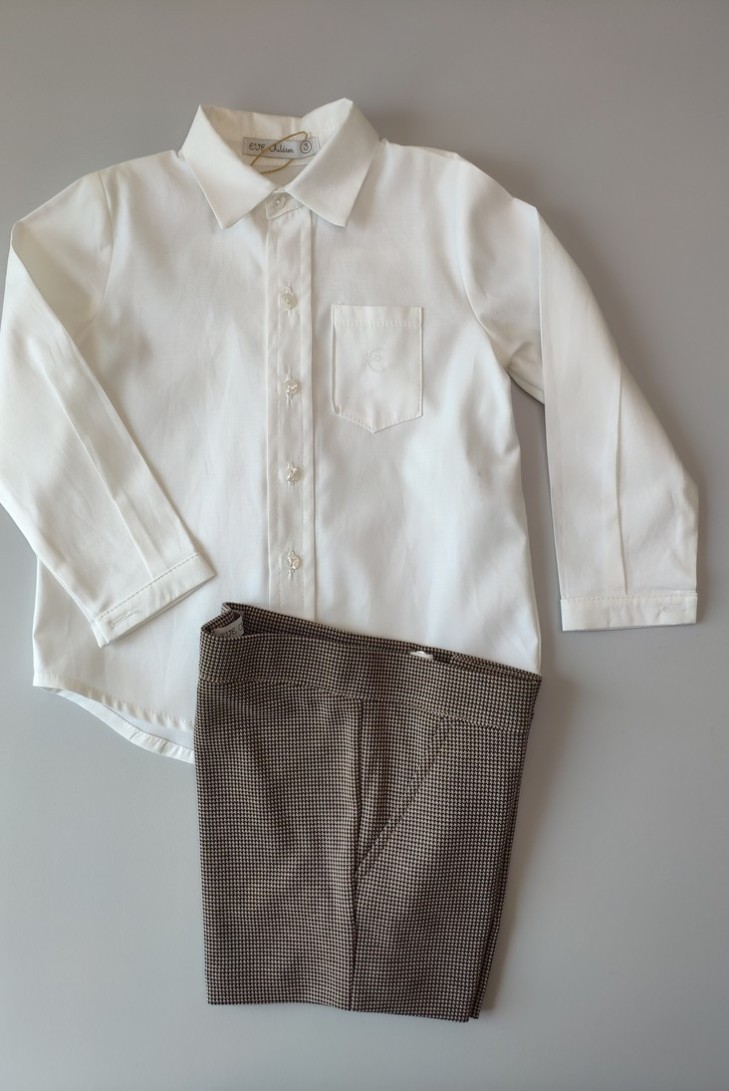 Conjunto niño pata de gallo Balmoral de EVE CHILDREN. Invierno 2019