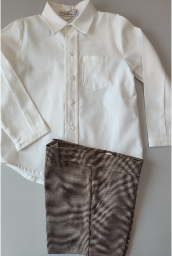 Conjunto niño pata de gallo Balmoral de EVE CHILDREN. Invierno 2019 2