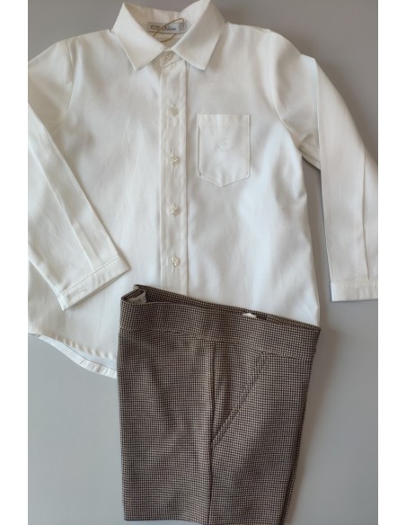 Conjunto niño pata de gallo Balmoral de EVE CHILDREN. Invierno 2019