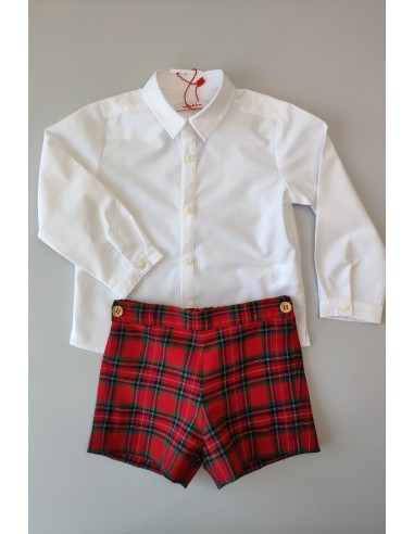 Camisa niño blanca de VILLALOBOS. Invierno 2019