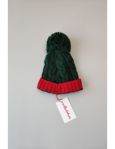 Gorro niño verde botella de VILLALOBOS. Invierno 2019