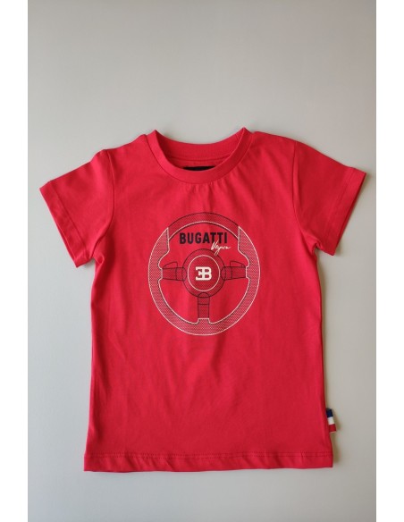 CAMISETA NIÑO MANGA CORTA LECLERC DE BUGATTI.