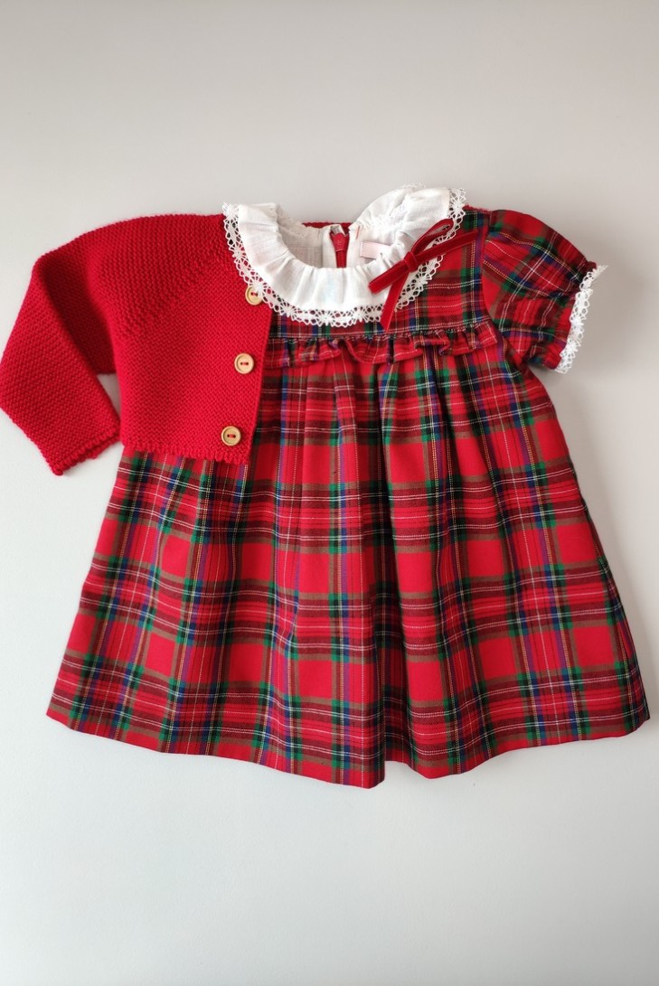 Chaqueta punto roja de VILLALOBOS. Invierno 2019