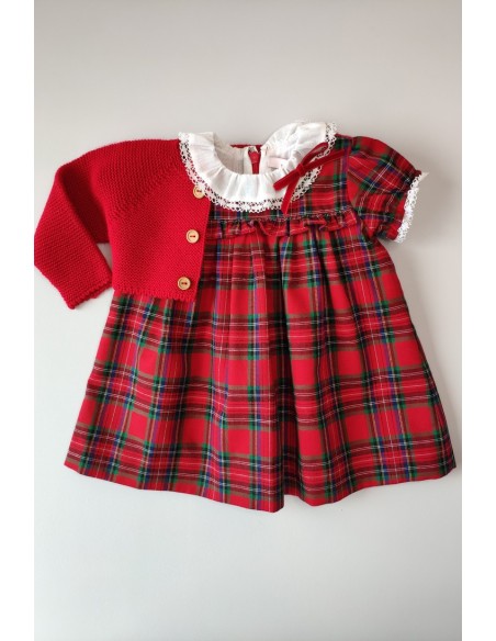Chaqueta punto roja de VILLALOBOS. Invierno 2019