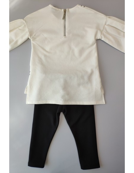 Conjunto niña sudadera y pantalón de BYBLOS. Invierno 2019