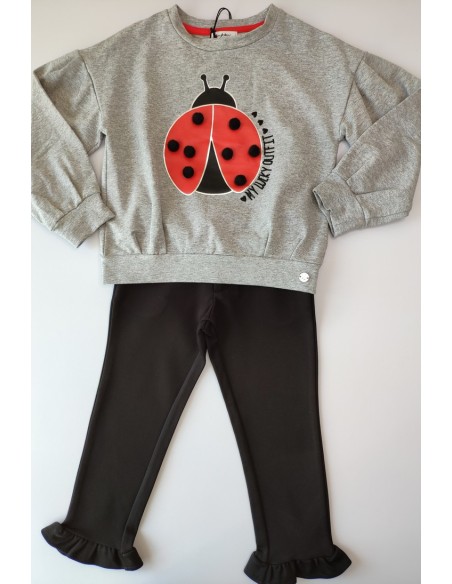 Pantalón niña negro de BYBLOS. Invierno 2019