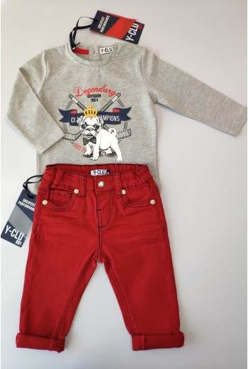 Pantalón bebé niño de Y-CLÙ. Invierno 2019. 2