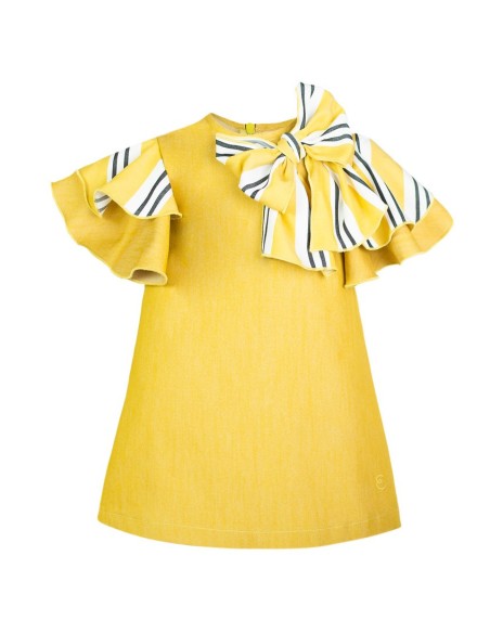 Vestido liso colección Bee. Primavera 2020.