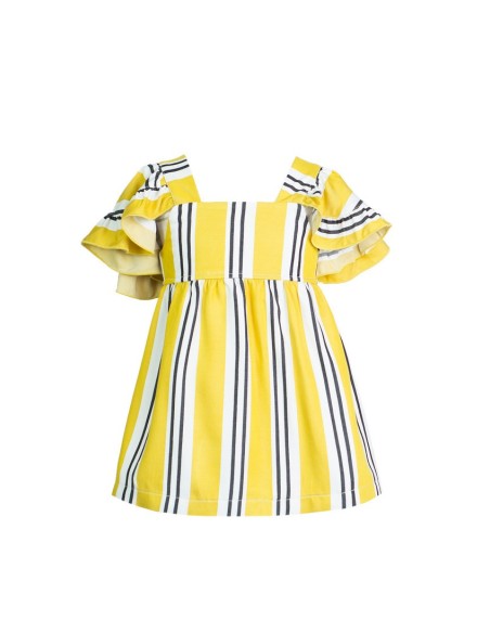 Vestido rayas colección Bee. Primavera 2020.