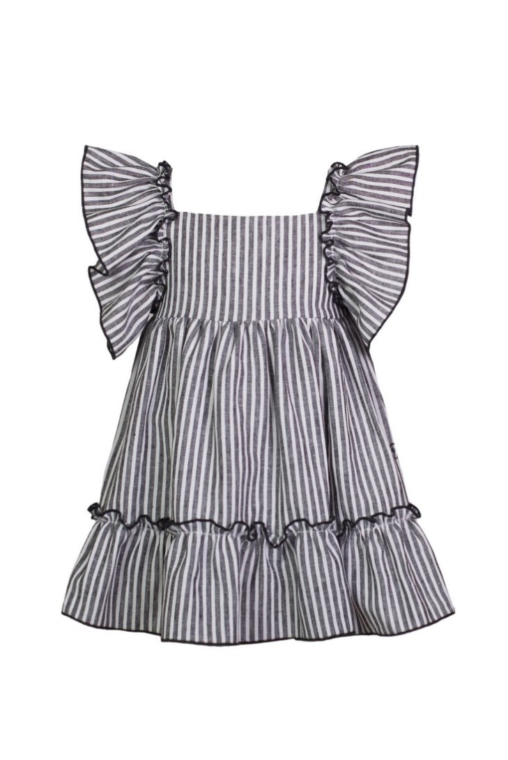 Vestido rayas colección Dragon-fly. Verano 2020.