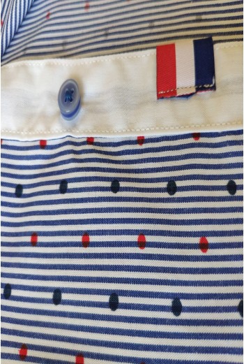 CAMISA NIÑO MANGA LARGA RAYAS DE BUGATTI. 2