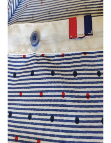 CAMISA NIÑO MANGA LARGA RAYAS DE BUGATTI.