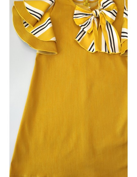 Vestido liso colección Bee. Primavera 2020.