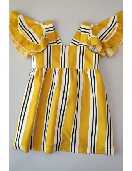Vestido rayas colección Bee. Primavera 2020.