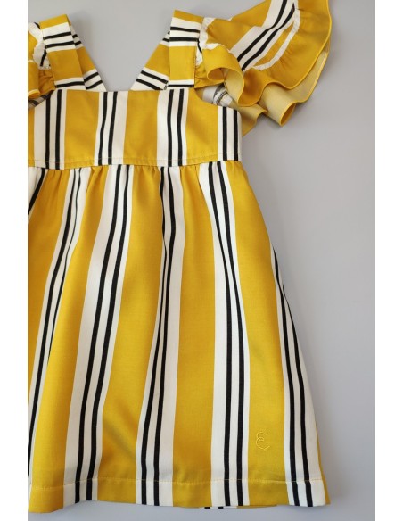 Vestido rayas colección Bee. Primavera 2020.