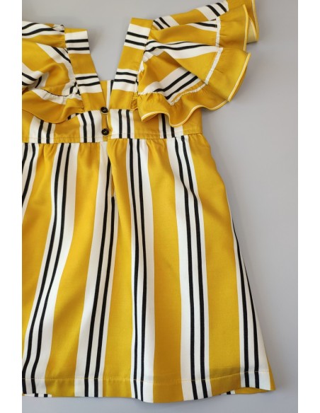 Vestido rayas colección Bee. Primavera 2020.