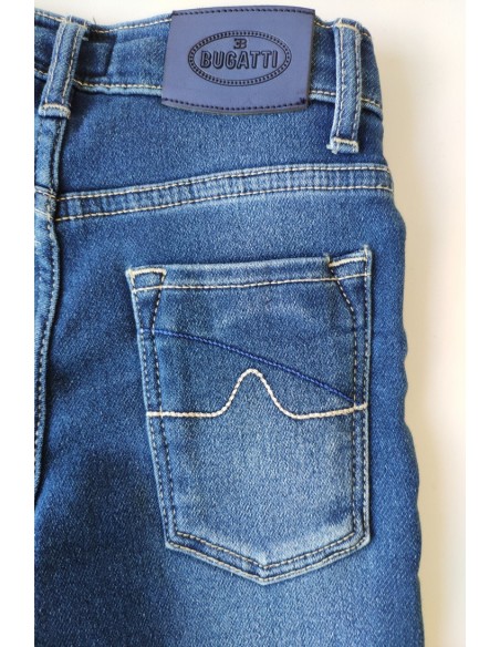 PANTALON NIÑO VAQUERO DENIM DE BUGATTI.