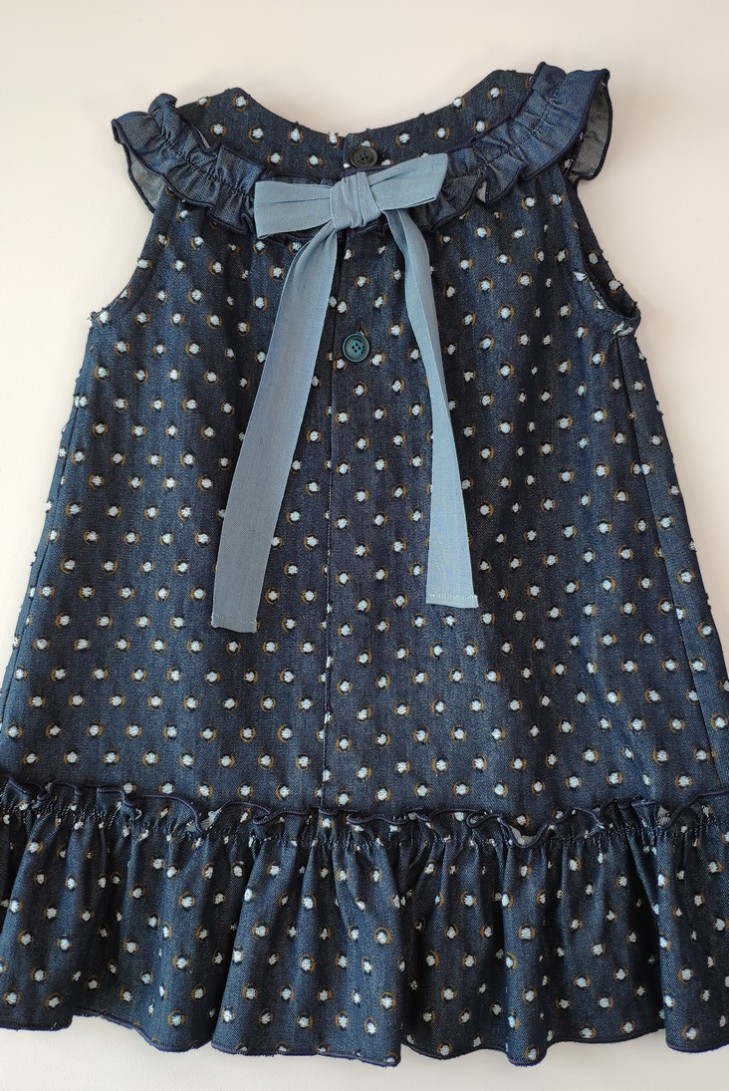 Vestido estampado colección Jeans. Verano 2020.