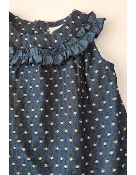 Vestido estampado colección Jeans. Verano 2020.