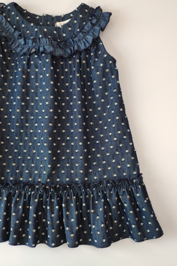 Vestido estampado colección Jeans. Verano 2020.