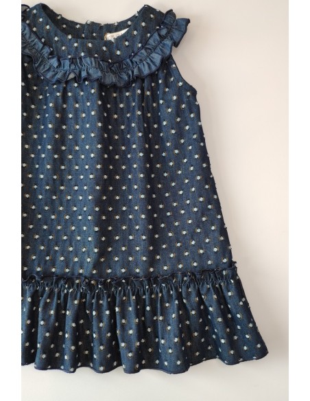 Vestido estampado colección Jeans. Verano 2020.