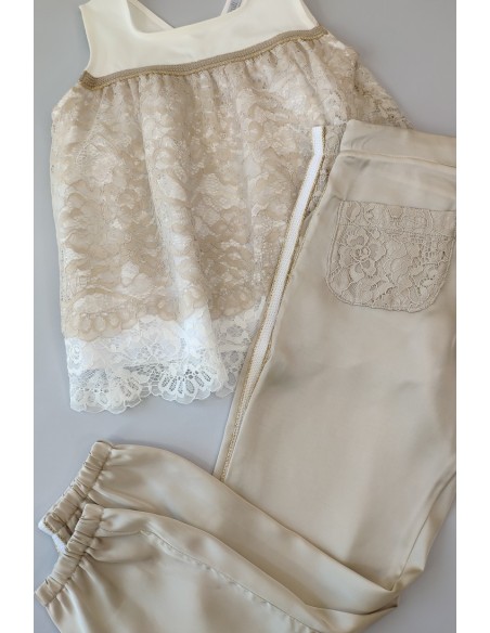 Pantalón niña largo colección Sahara. Verano 2020.