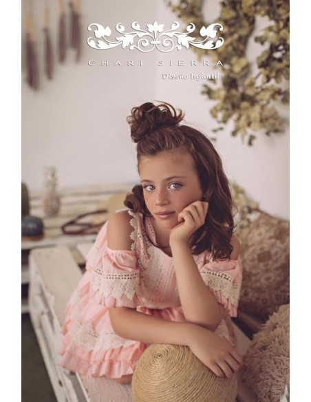 Vestido talle bajo colección Frida. Verano 2020.