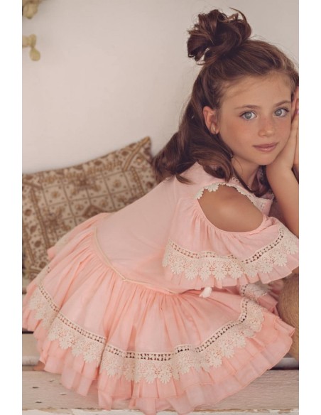 Vestido talle bajo colección Frida. Verano 2020.