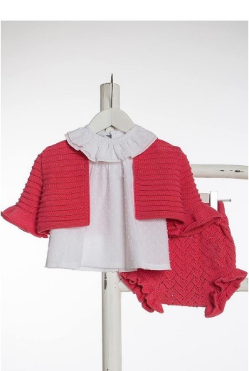 Chaqueta bebé fresa colección Toile de jouy.KIDS CHOCOLATE.Verano 2020 2