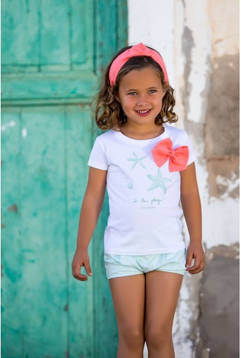 Camiseta Starts a la plage. KIDS CHOCOLATE.Verano 2020.
