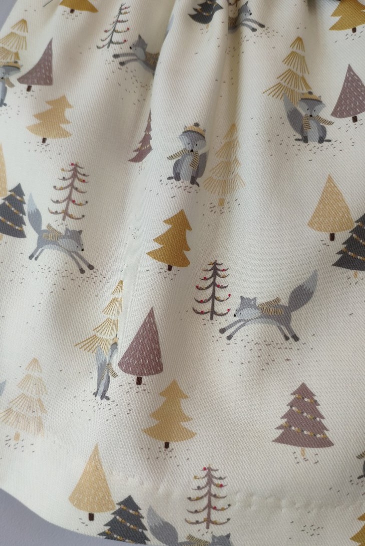 Vestido colección Fox DE PANGASA BABY, azul petróleo. Invierno 2020