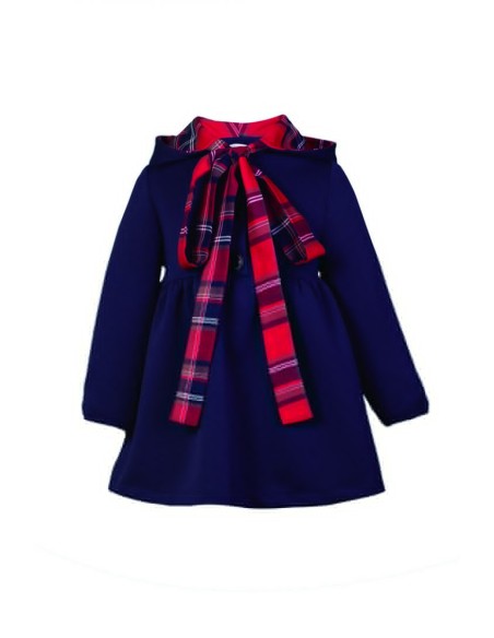 VESTIDO CON CAPUCHA, SCOTISH. INVIERNO 20