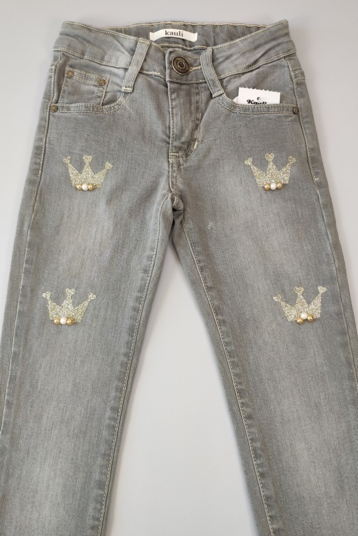 PANTALÓN NIÑA GRIS PUSH UP. INVIERNO 20