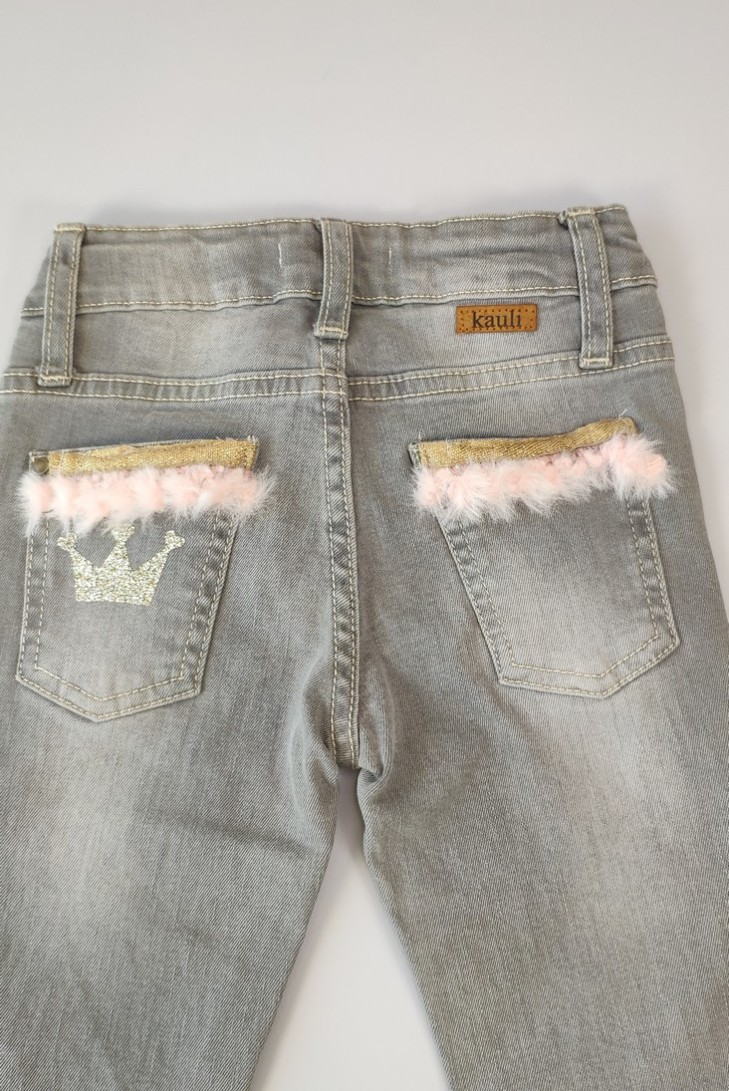 PANTALÓN NIÑA GRIS PUSH UP. INVIERNO 20