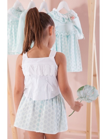 CONJUNTO NIÑA BLUSÓN Y FALDA COLECCIÓN CIES DE KAULI