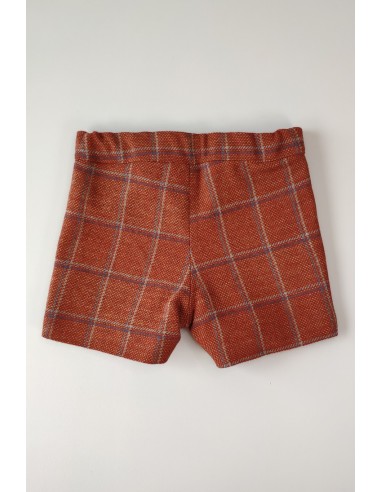SHORT NIÑO CUADROS, GINGER. INVIERNO 20