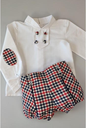 CONJUNTO NIÑO BLUSA-BOMBACHO, TEXAS. INVIERNO 20