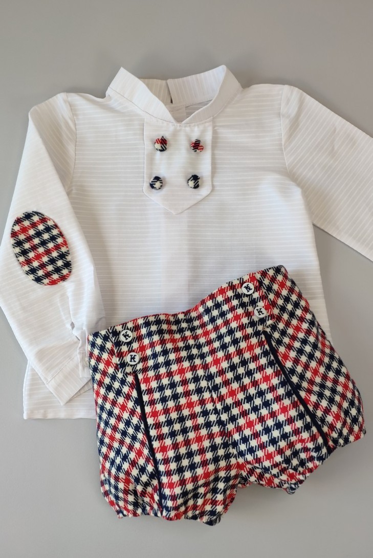 CONJUNTO NIÑO BLUSA-BOMBACHO, TEXAS. INVIERNO 20
