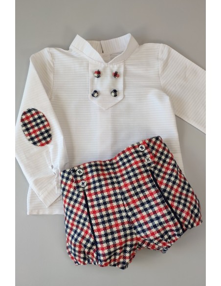 CONJUNTO NIÑO BLUSA-BOMBACHO, TEXAS. INVIERNO 20